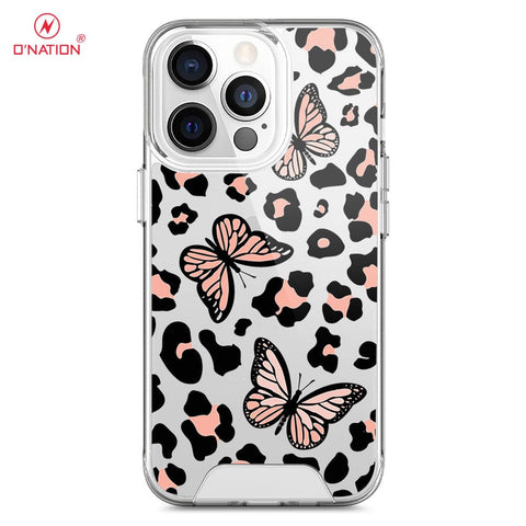 iPhone 14 Pro Max Cover - O'Nation Butterfly Dreams Series - 9 Designs - Clear Phone Case - Soft Silicon Borders