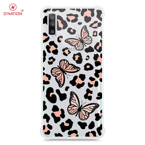 Samsung galaxy A70s Cover - O'Nation Butterfly Dreams Series - 9 Designs - Clear Phone Case - Soft Silicon Borders