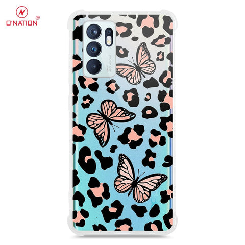 Oppo Reno 6 Cover - O'Nation Butterfly Dreams Series - 9 Designs - Clear Phone Case - Soft Silicon Borders