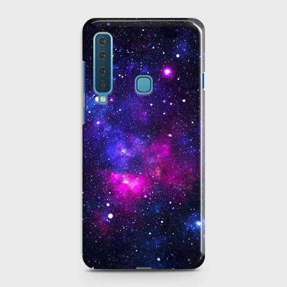 Samsung Galaxy A9 2018 Cover - Dark Galaxy Stars Modern Printed Hard Case with Life Time Colors Guarantee