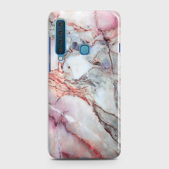 Samsung Galaxy A9 2018 Cover - Violet Sky Marble Trendy Printed Hard Case with Life Time Colors Guarantee
