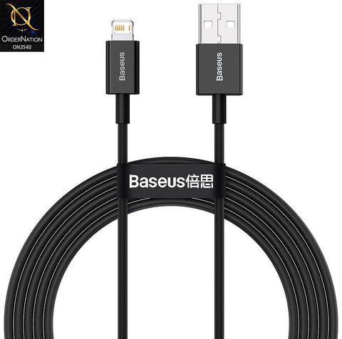 Baseus Superior Fast Charging iPhone Cable 1M 2.4A - Black