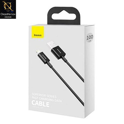 Baseus Superior Fast Charging iPhone Cable 1M 2.4A - Black