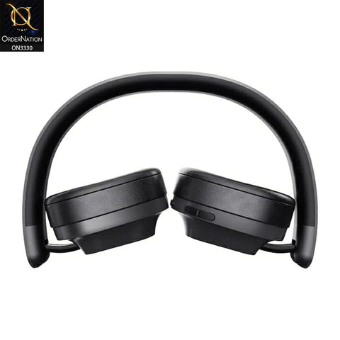 Black - Baseus Encok Music Wireless Bluetooth Headphone D01S