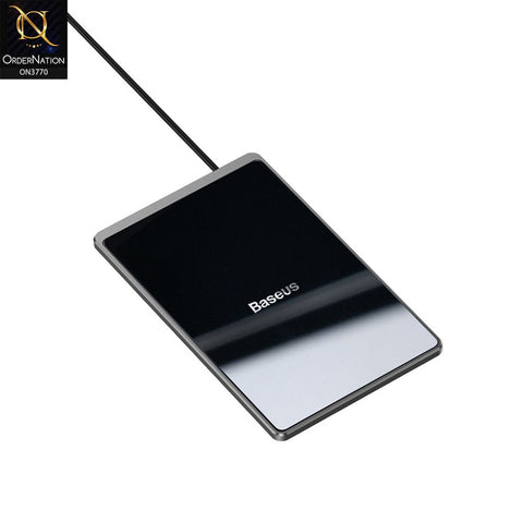 Wireless Charger - Black - Baseus Card Ultra-thin Wireless Charger 15W