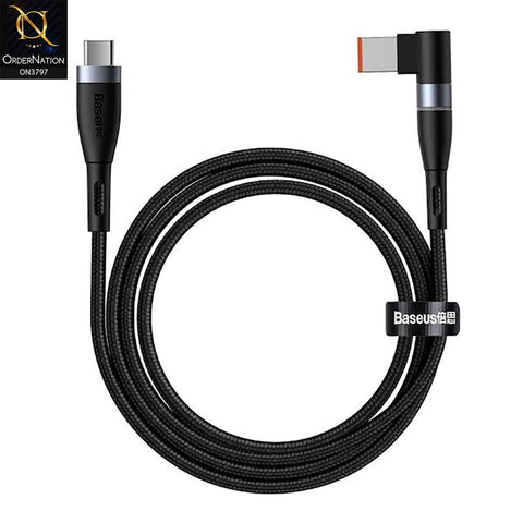 Baseus Zinc Magnetic Series  Laptop Charging Cable Type C to DC Square Port 100W 2m (CATXC-U01)