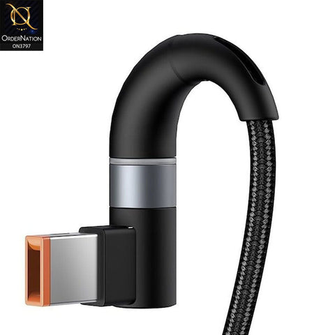 Baseus Zinc Magnetic Series  Laptop Charging Cable Type C to DC Square Port 100W 2m (CATXC-U01)