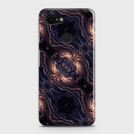 Google Pixel 3 Cover - Source of Creativity Trendy Printed Hard Case with Life Time Colors Guarantee