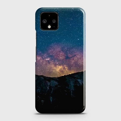 Google Pixel 4 Cover - Matte Finish - Embrace Dark Galaxy  Trendy Printed Hard Case with Life Time Colors Guarantee
