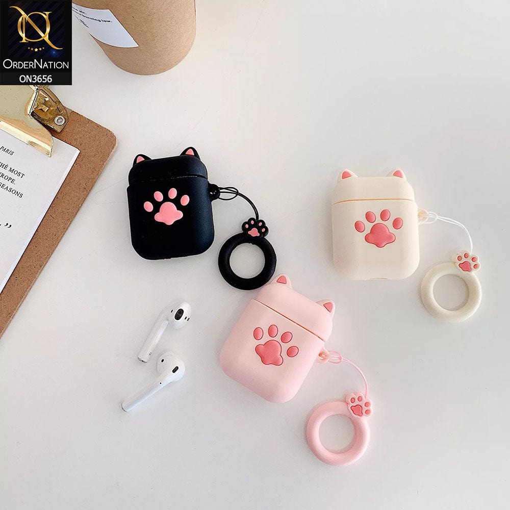 For Airpods Pro 2 3 1/2 Case Cute Cat Paw Silicone 3D Cartoon Earphone  Cover