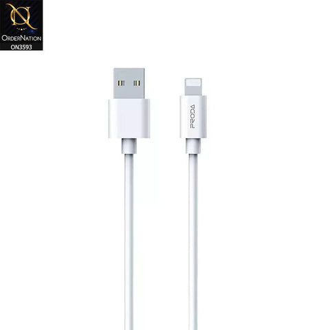PRODA CABLE BACO SERIES FOR LIGHTNING 2.4A 1M WHITE (PD-B72I) - White