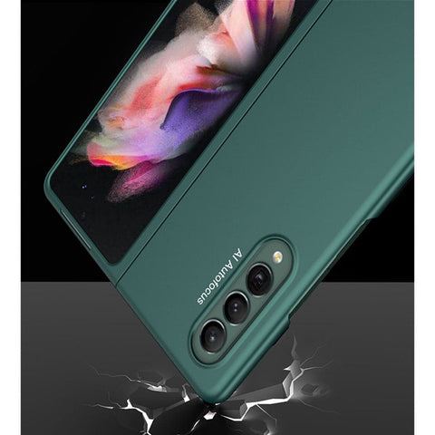 Samsung Galaxy Z Fold 3 5G Cover - Silver - GKK Ultra Thin Anti-Fall Protection Hard Shell Case