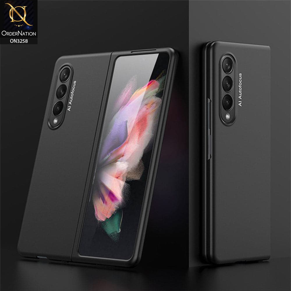 Samsung Galaxy Z Fold 3 5G Cover - Black - GKK Ultra Thin Anti-Fall Protection Hard Shell Case