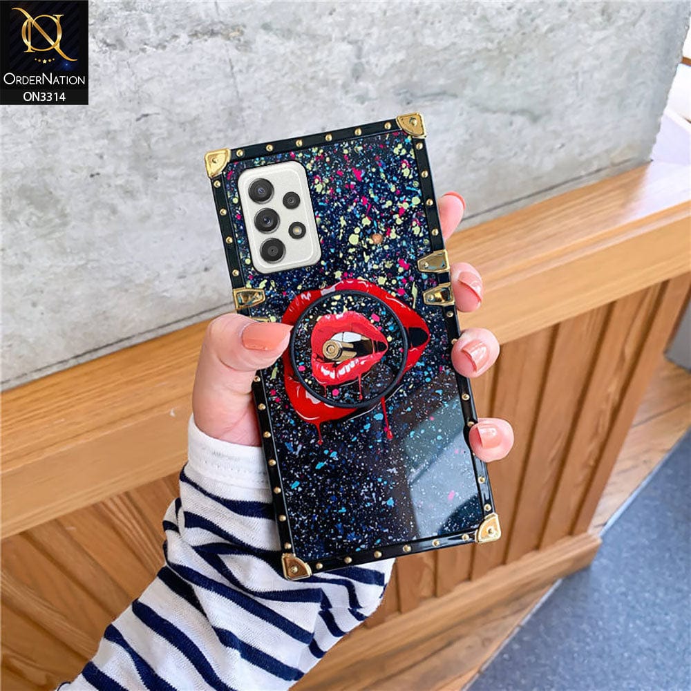 Samsung Galaxy A52s 5G Cover - Design 1 - Stylish Trunk Chest Soft Protective Case with Holder