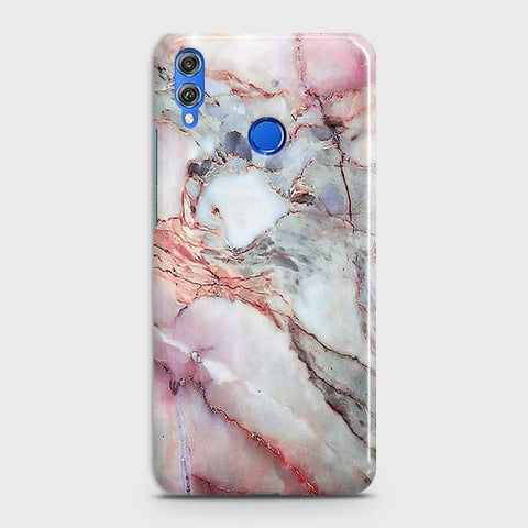 Huawei Honor 8C Cover - Violet Sky Marble Trendy Printed Hard Case with Life Time Colors Guarantee