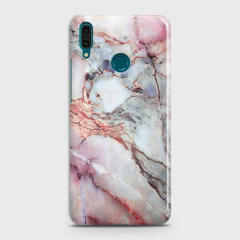 Huawei Honor Play Cover - Violet Sky Marble Trendy Printed Hard Case with Life Time Colors Guarantee