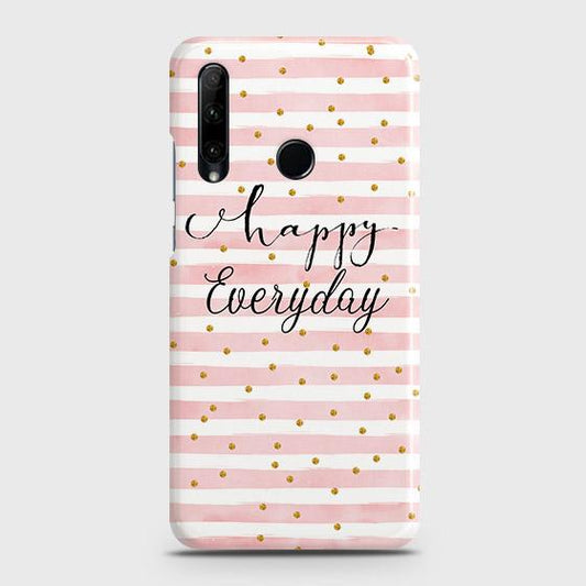 Honor 20 lite Cover - Trendy Happy Everyday Printed Hard Case with Life Time Colors Guarantee