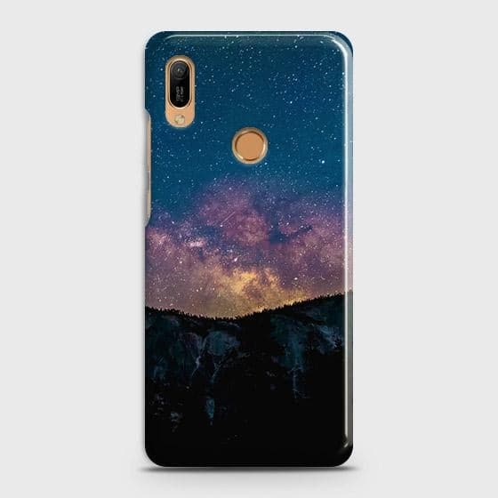 Honor 8A Pro Cover - Matte Finish - Embrace Dark Galaxy  Trendy Printed Hard Case with Life Time Colors Guarantee