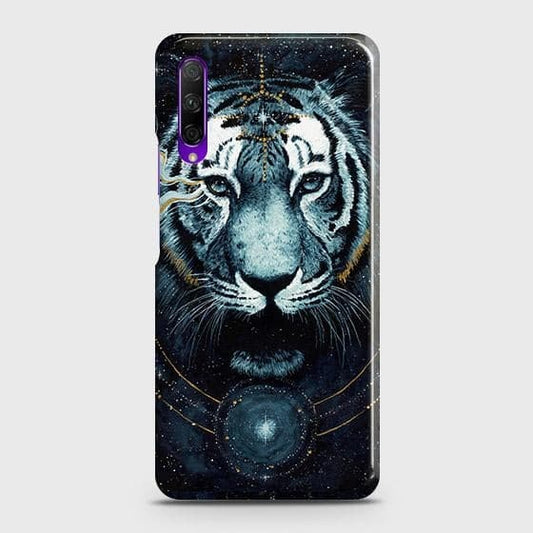 Honor 9X Cover - Vintage Galaxy Tiger Printed Hard Case with Life Time Colors Guarantee