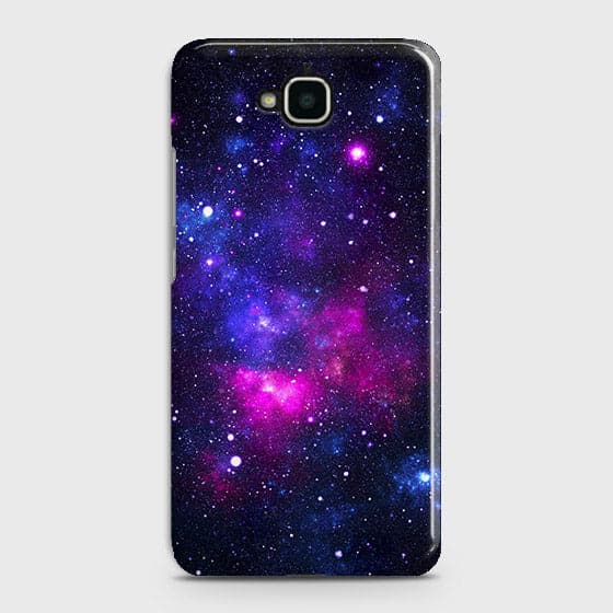 Huawei Y6 Pro 2015 Cover - Dark Galaxy Stars Modern Printed Hard Case with Life Time Colors Guarantee