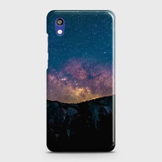 Huawei Honor 8S Cover - Matte Finish - Embrace Dark Galaxy  Trendy Printed Hard Case with Life Time Colors Guarantee