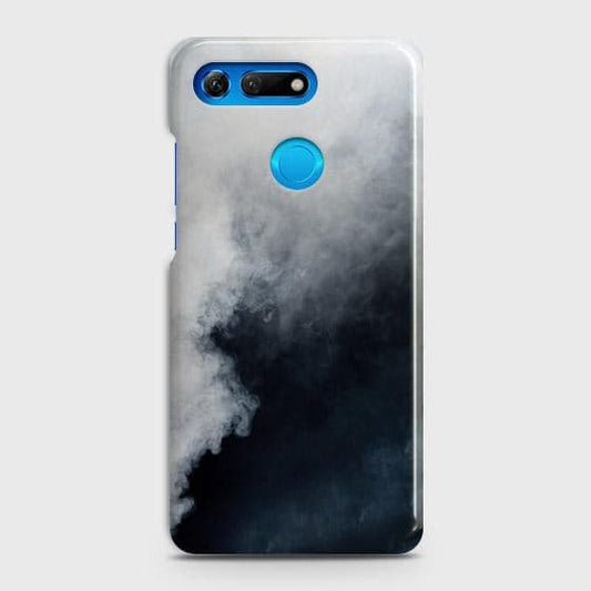 Huawei Honor View 20 Cover - Matte Finish - Trendy Misty White and Black Marble Printed Hard Case with Life Time Colors Guarantee