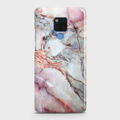 Huawei Mate 20 Cover - Violet Sky Marble Trendy Printed Hard Case with Life Time Colors Guarantee