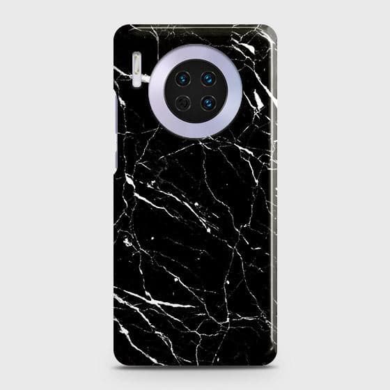 Trendy Black Marble Snap On Case For Huawei Mate 30