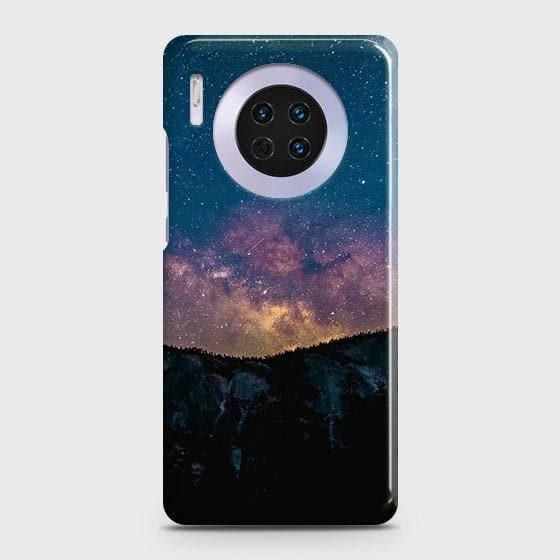 Huawei Mate 30Cover - Matte Finish - Embrace Dark Galaxy  Trendy Printed Hard Case with Life Time Colors Guarantee