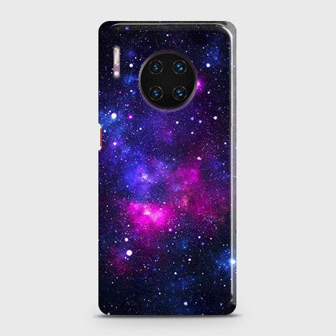 Huawei Mate 30 Pro Cover - Dark Galaxy Stars Modern Printed Hard Case with Life Time Colors Guarantee