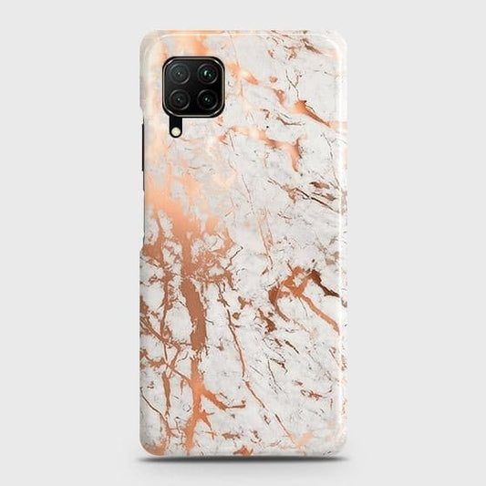 Huawei Nova 6 SE Cover - In Chic Rose Gold Chrome Style Printed Hard Case with Life Time Colors Guarantee