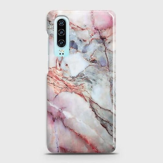 Huawei P30 Cover - Violet Sky Marble Trendy Printed Hard Case with Life Time Colors Guarantee