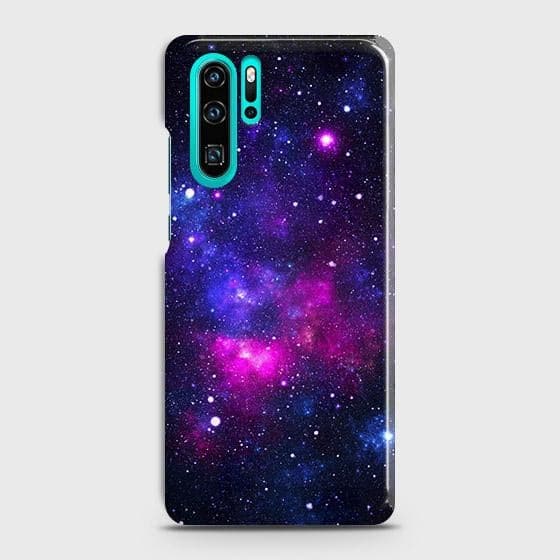 Huawei P30 Pro Cover - Dark Galaxy Stars Modern Printed Hard Case with Life Time Colors Guarantee
