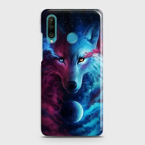 Huawei P30 lite Cover - Infinity Wolf Trendy Printed Hard Case with Life Time Colors Guarantee