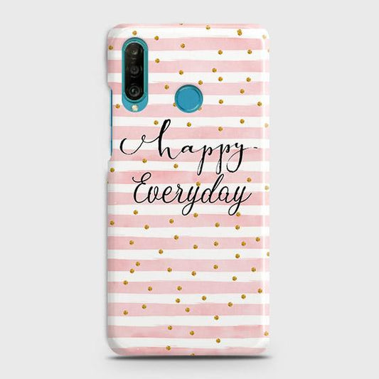 Huawei P30 lite Cover - Trendy Happy Everyday Printed Hard Case with Life Time Colors Guarantee
