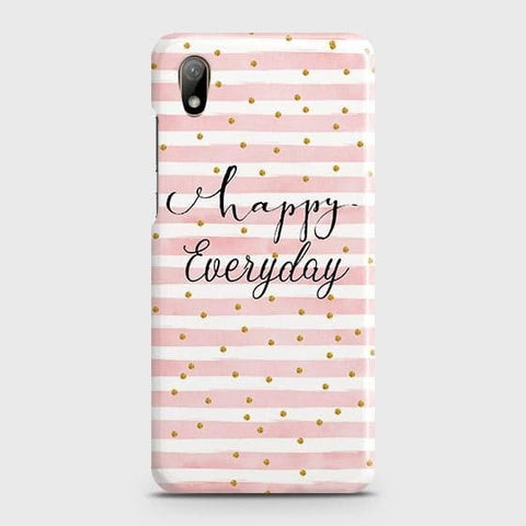 Huawei Y5 2019 Cover - Trendy Happy Everyday Printed Hard Case with Life Time Colors Guarantee