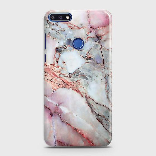 Huawei Y6 Prime 2018 / Honor 7A Cover - Violet Sky Marble Trendy Printed Hard Case with Life Time Colors Guarantee