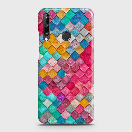 Huawei Y7p Cover - Chic Colorful Mermaid Printed Hard Case with Life Time Colors Guarantee