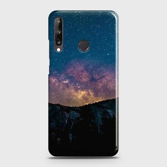 Huawei Y7p Cover - Matte Finish - Embrace Dark Galaxy  Trendy Printed Hard Case with Life Time Colors Guarantee