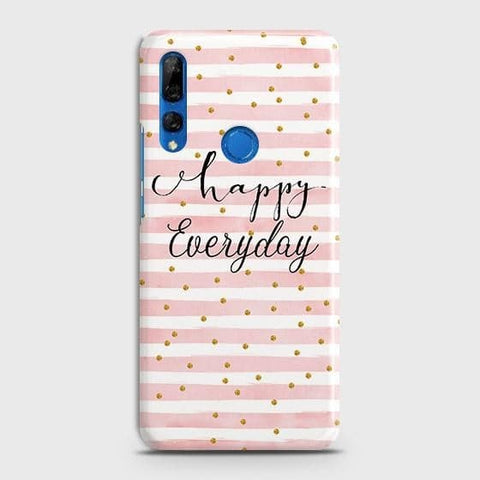 Huawei Y9 Prime 2019 Cover - Trendy Happy Everyday Printed Hard Case with Life Time Colors Guarantee