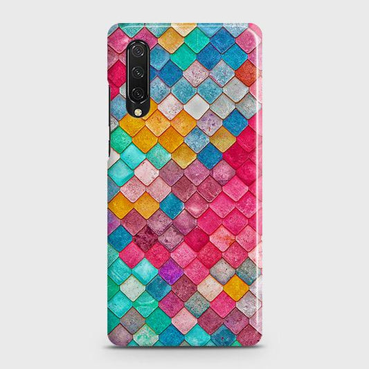 Huawei Y9s Cover - Chic Colorful Mermaid Printed Hard Case with Life Time Colors Guarantee