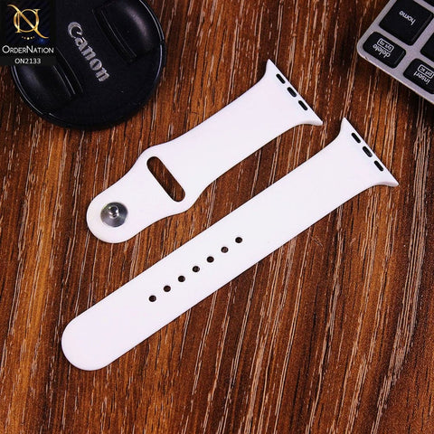 Apple Watch Series 5 (44mm) - White - Soft Candy Color Watch Starp