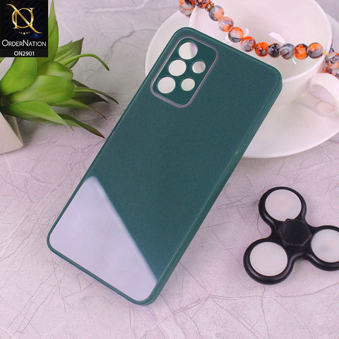 Samsung Galaxy A32 Cover - Green - New Glossy Shine Soft Borders Camera Protection Back Case