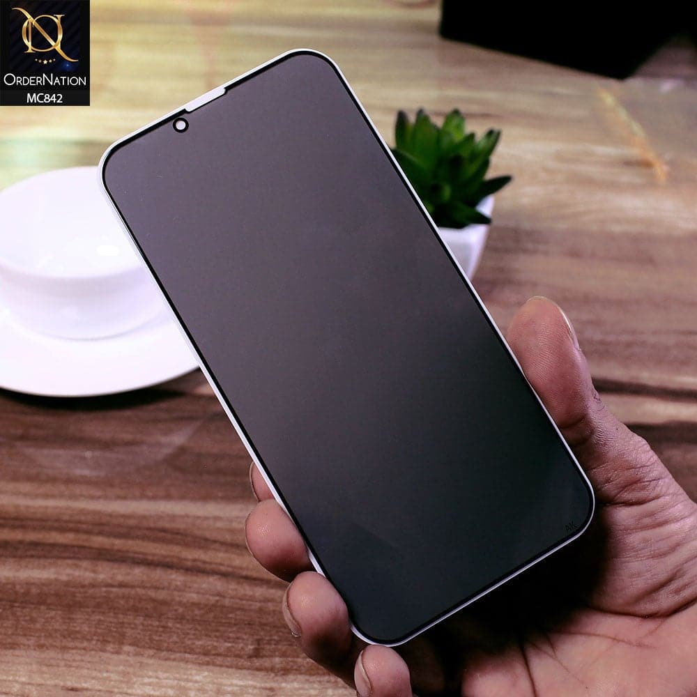 iPhone 13 Mini Screen Protector - Black - Privacy Tempared Screen Protector