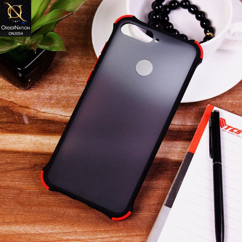 Huawei Y6 Prime 2018 / Honor 7A Cover - Black - Translucent Matte Shockproof Case