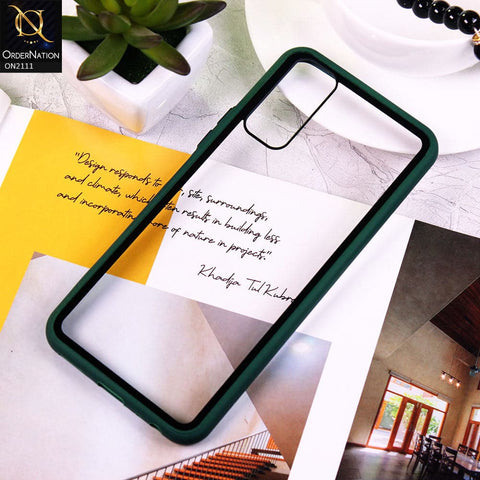 Vivo Y11s Cover - Green - Shockproof Soft Edge Silicone Back Shell Case