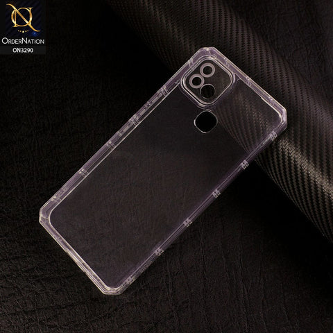 Infinix Hot 10i Cover - Four Sided Airbag With Camera Protection Clear Transparent Soft Case