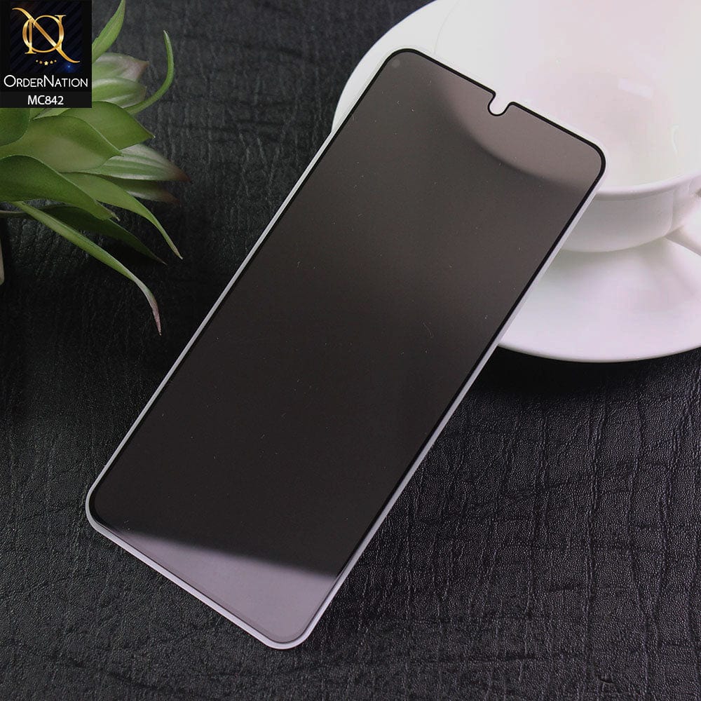 Samsung Galaxy S21 Plus 5G Screen Protector - Black - Privacy Tempared Screen Protector