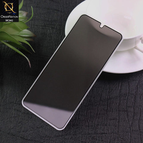 Samsung Galaxy S21 5G Screen Protector - Black - Privacy Tempared Screen Protector