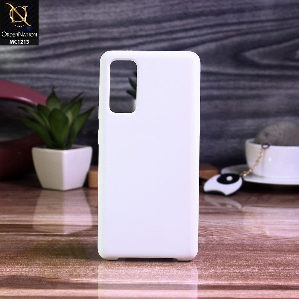 Samsung Galaxy S20 FE - White - Soft Shockproof Sillica Gel Case